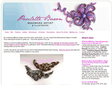 Tablet Screenshot of paulettebaron.com